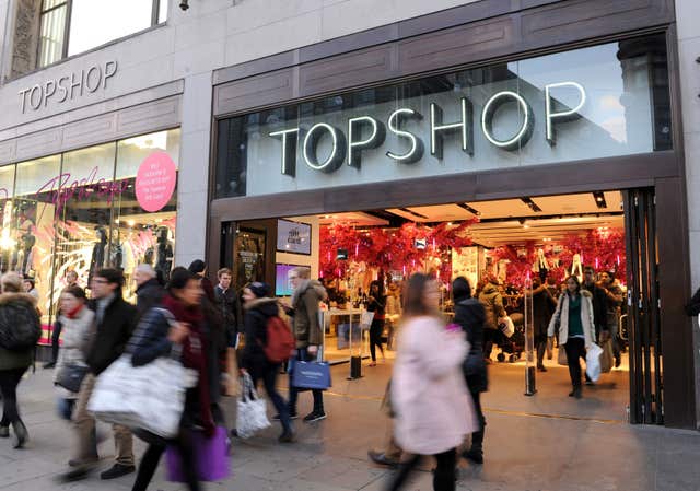 Topshop financials