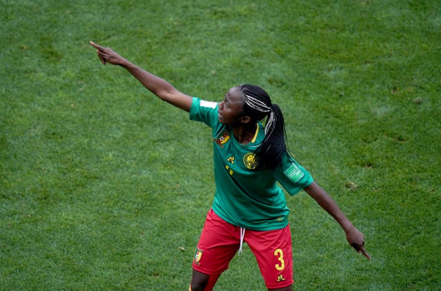 Ajara Nchout was furious after her goal was ruled out for offside