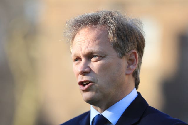 Transport Secretary Grant Shapps
