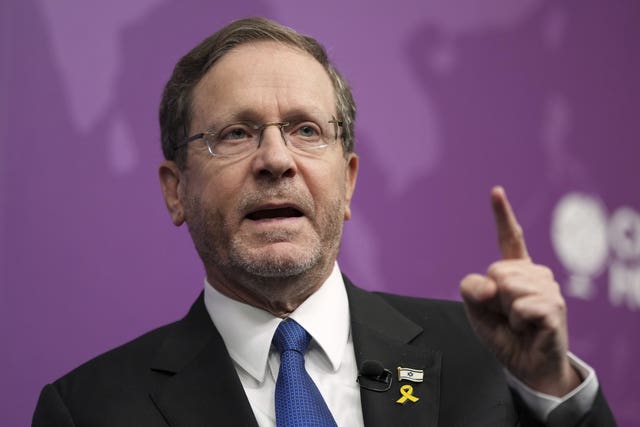 Israeli President Isaac Herzog visit to UK