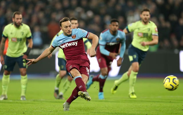 Noble kept his composure at the penalty spot