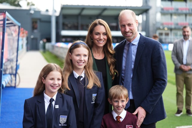 Prince and Princess of Wales at Sir Kevin Sinfield’s 7-in-7 Challenge