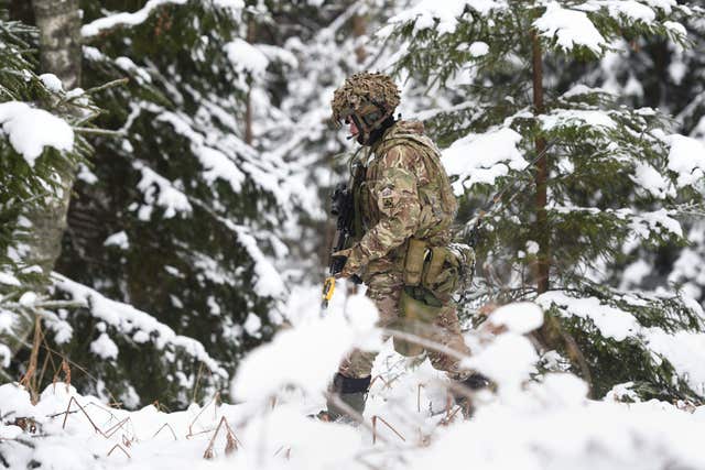 British troops in Estonia