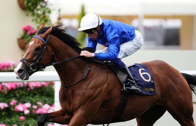 Ombudsman winning at Royal Ascot in June