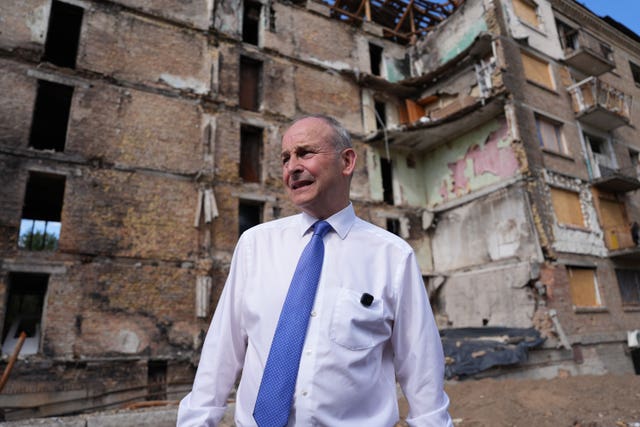 Taoiseach Micheál Martin visit to Ukraine
