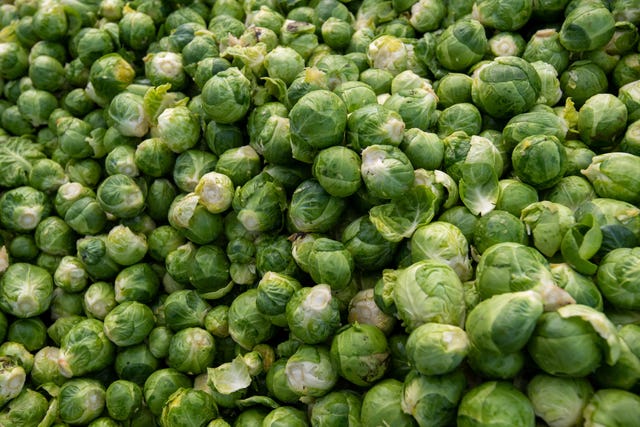 Brussels sprouts (Joe Giddens/PA)