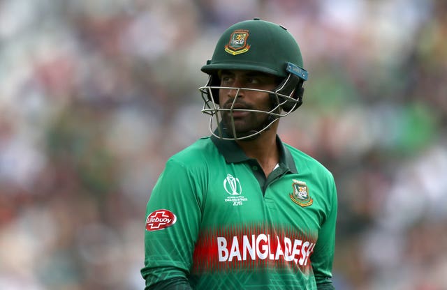 Tamim Iqbal opens the batting for Bangladesh