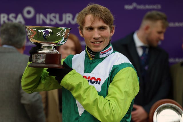Harry Cobden who moved on to the 99 winner mark for the season at Taunton on Tuesday