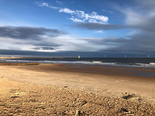 South Beach in Blyth, Northumberland 