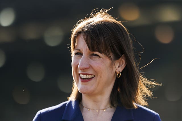 Chancellor of the Exchequer Rachel Reeves smiles at the camera