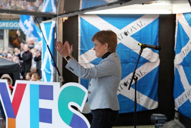 Scotland Independence rally