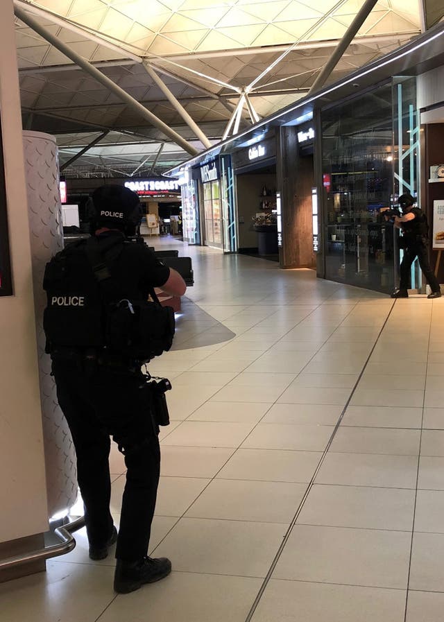 Armed officers taking part in a training exercise (Essex Police/PA)