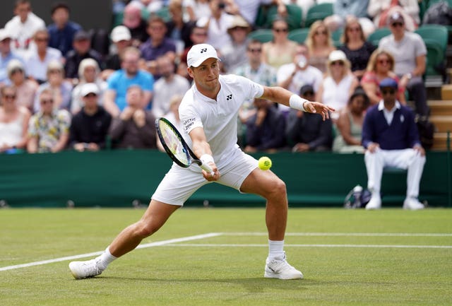 Casper Ruud suffered a defeat