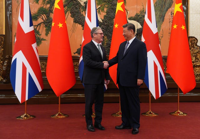 Sir Keir Starmer visit to China