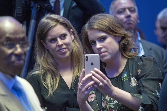 Princesses Beatrice and Eugenie