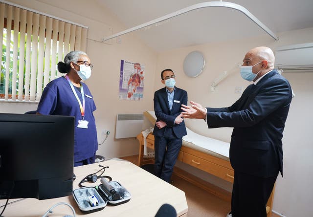 Sajid Javid visit to GP