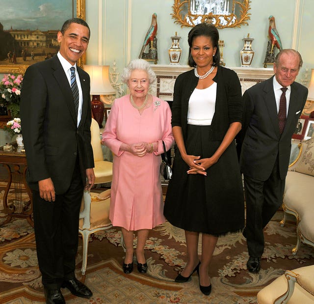 The Obamas and the Queen