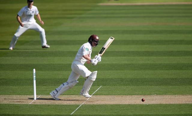 Rory Burns batting for Surrey. (Steven Paston/PA)