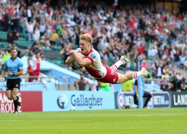 Louis Lynagh has been in try-scoring form for Harlequins