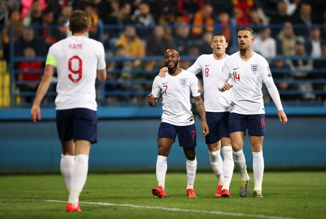 Sterling shone once again for England