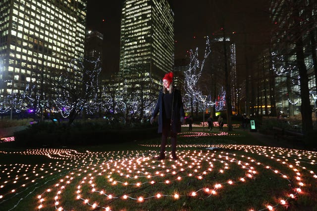 Canary Wharf Winter Lights