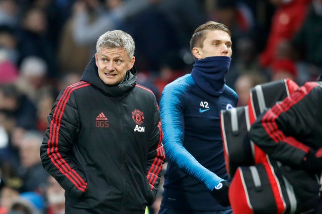 Ole Gunnar Solskjaer, left