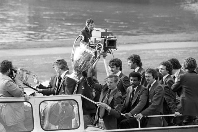 Nottingham Forest parade the European Cup in 1979
