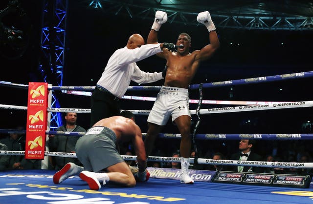 Anthony Joshua beat Klitschko while Fury was inactive