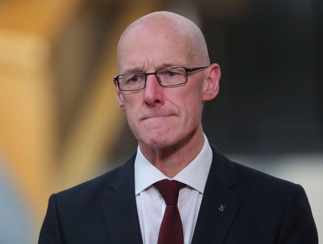 John Swinney makes exam statement