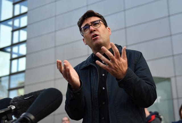 Greater Manchester Mayor Andy Burnham