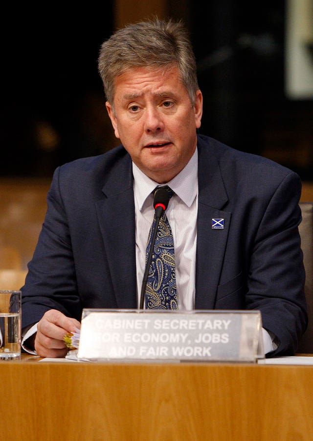 Economy Secretary Keith Brown