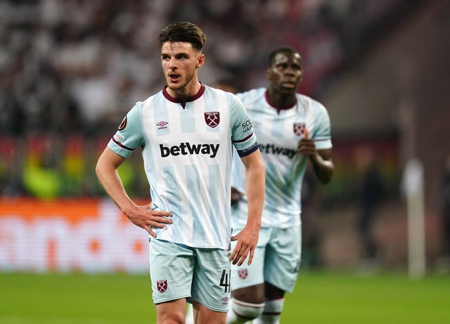 West Ham lost to Eintracht Frankfurt in this season's Europa League semi-finals