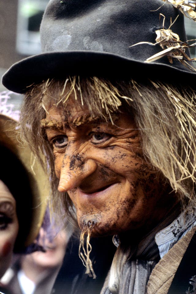 Jon Pertwee as Worzel Gummidge (PA)