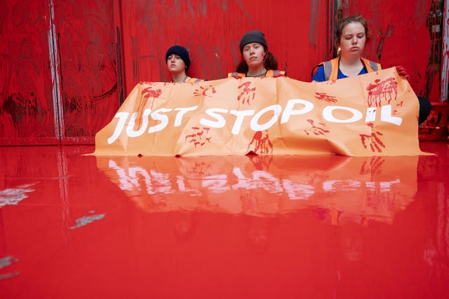 Just Stop Oil protest