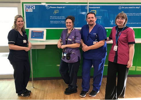 A&E digital check in
