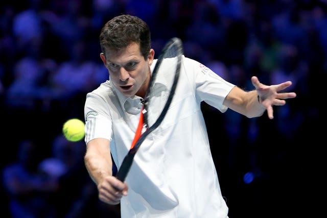 Tim Henman, pictured, recently captained Great Britain at the ATP Cup (Jane Barlow/PA)