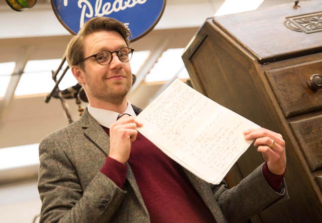 The Two Ronnies' 'Fork Handles' script is going under the hammer.