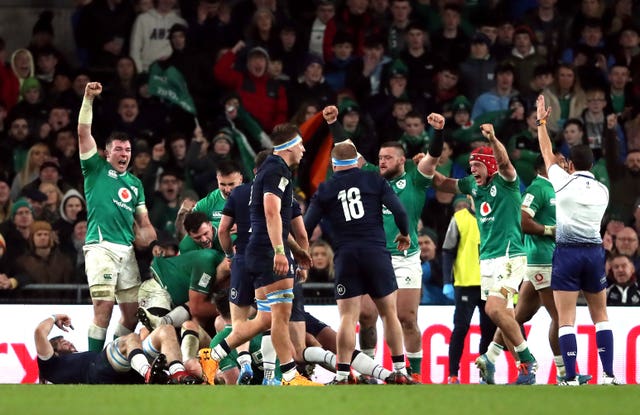 Ireland were 19-12 winners against Scotland in February