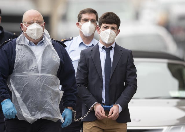 McGovern leaving court following his sentence