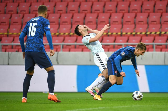 Scotland’s nine-match unbeaten run comes to end with defeat in Slovakia