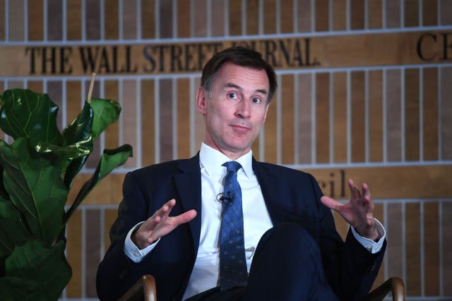 Foreign Secretary Jeremy Hunt