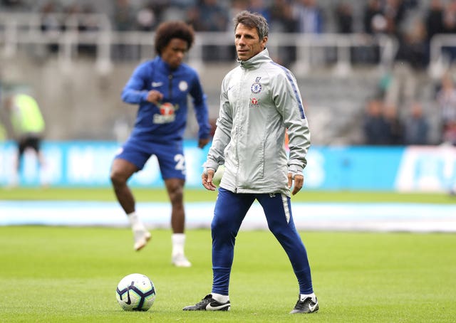 Gianfranco Zola returned to Chelsea as assistant head coach in the summer