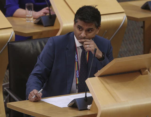 Sandesh Gulhane in Holyrood