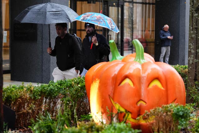 A large pumpkin