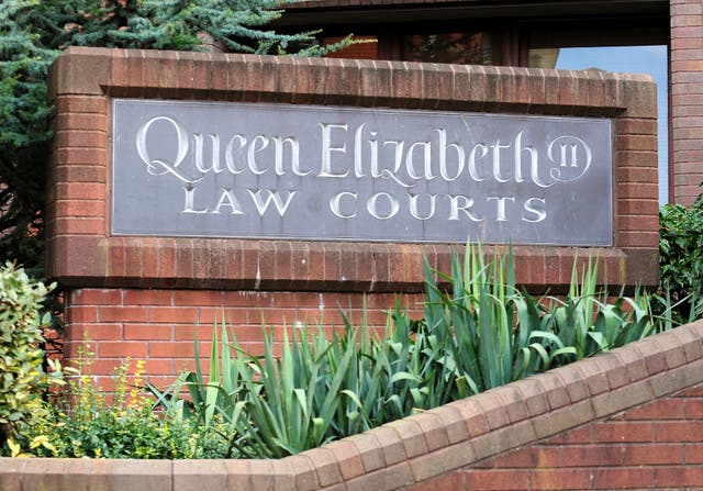 Law courts sign