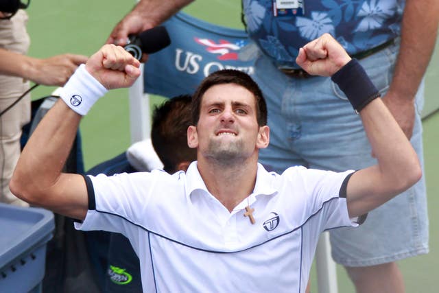Novak Djokovic finally celebrated US Open victory against Roger Federer in 2010