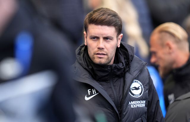 Brighton manager Fabian Hurzeler