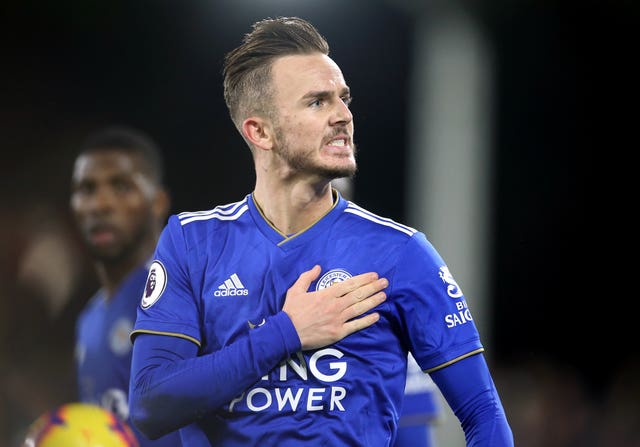 James Maddison levelled for Leicester 