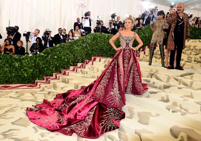 Blake Lively attending the Metropolitan Museum of Art Costume Institute Benefit Gala 2018