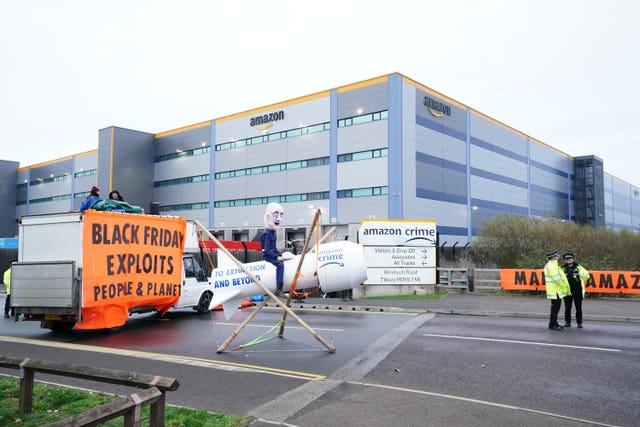 Extinction Rebellion Black Friday blockade